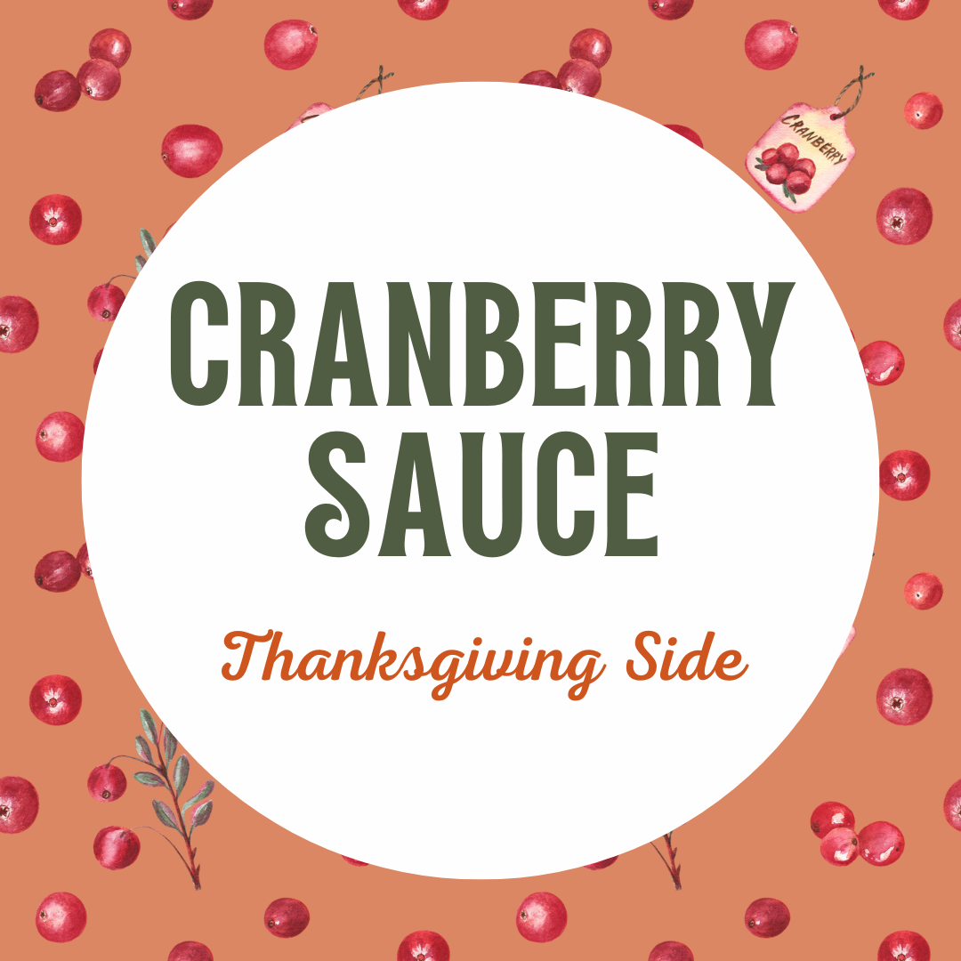 Cranberry Sauce - Thanksgiving Side (Gluten-Free)