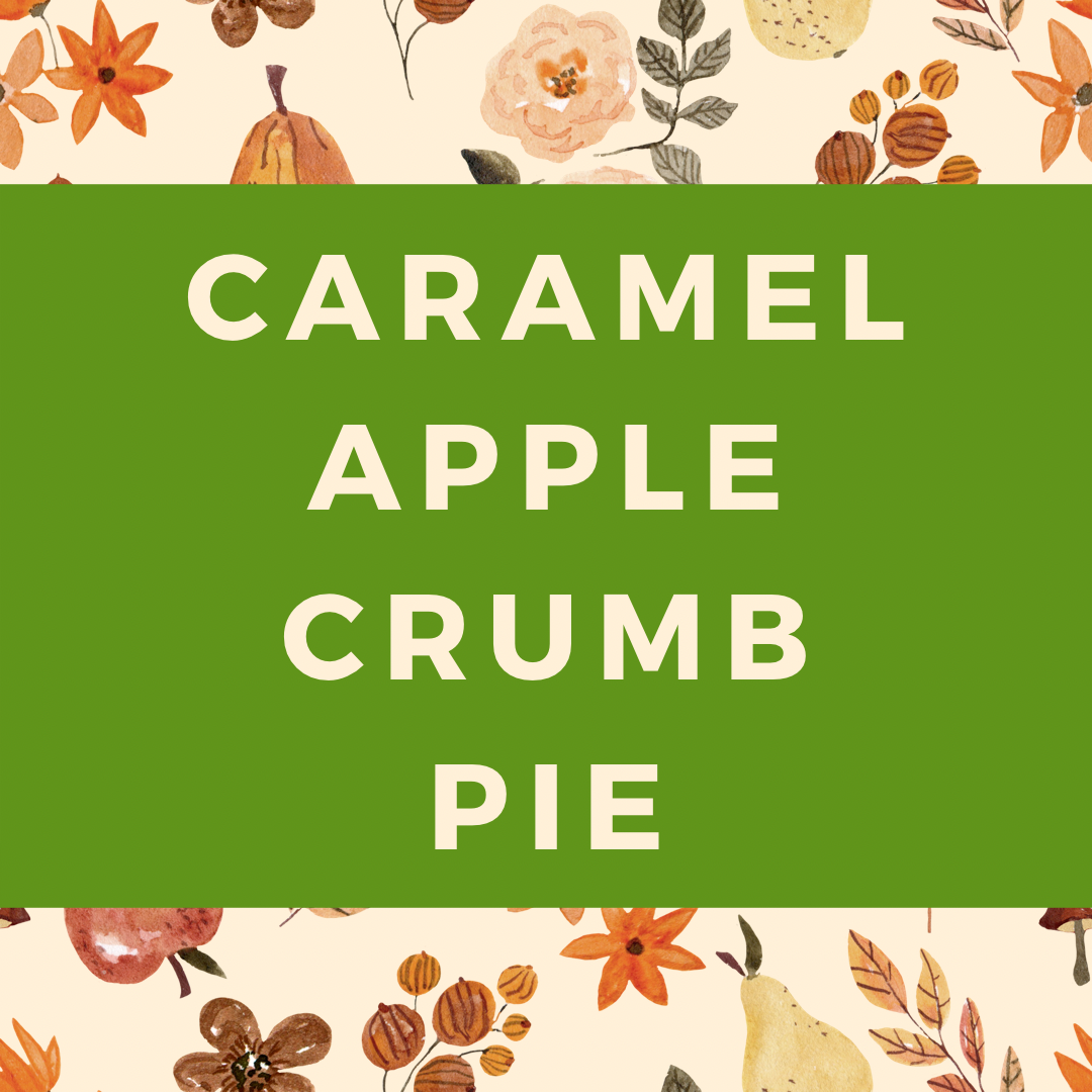 Caramel Apple Crumb Pie